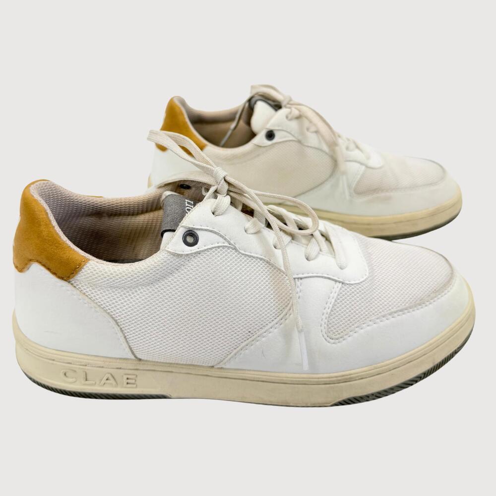 Vuori x CLAE Malone Lite Off White Sneakers 7.5